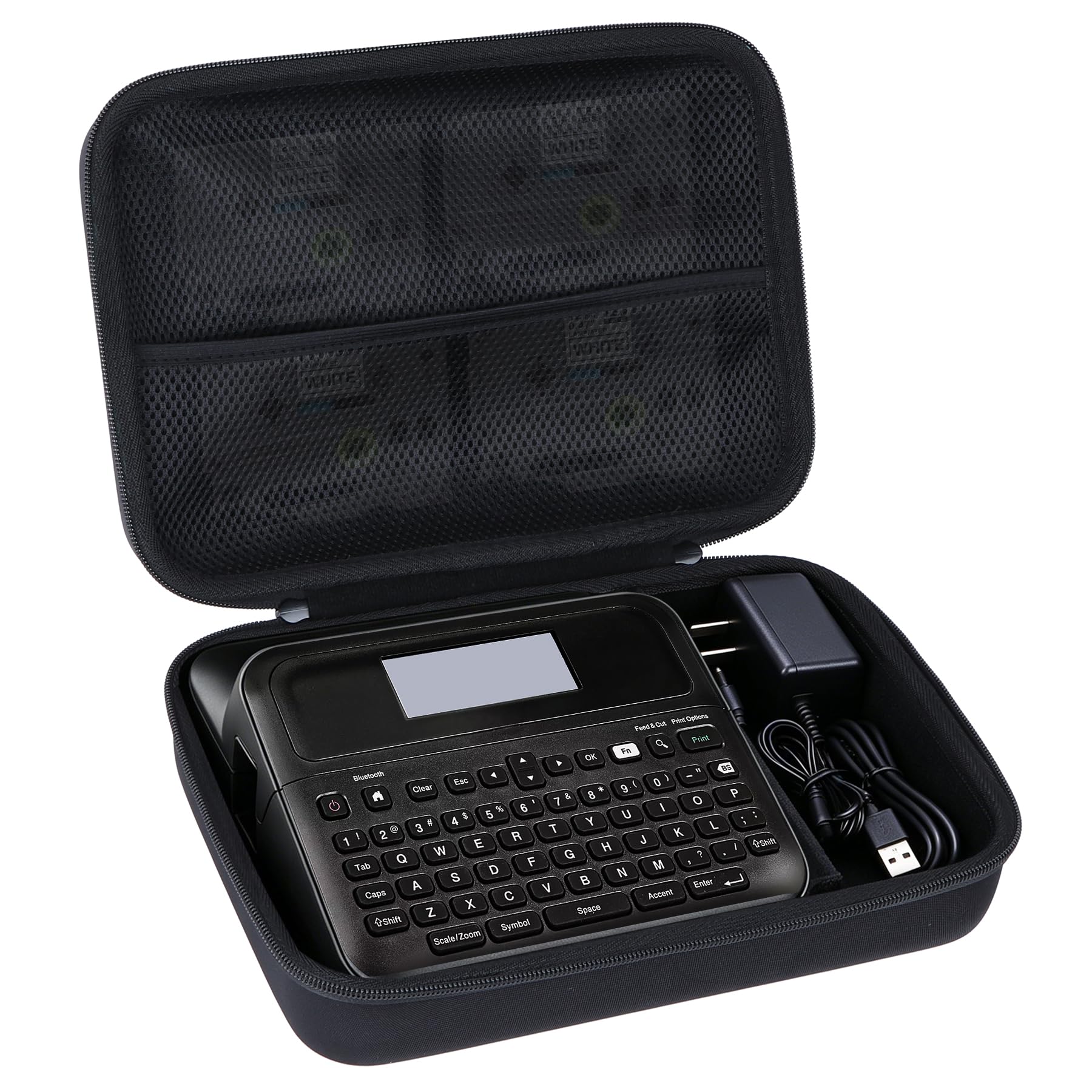 Lebakort Storage Case Compatible with Brother P-Touch PTD610BT / PTD600 Label Maker