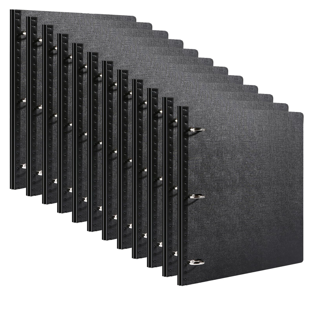 WOT I 12 Pack Telescoping 3 Ring Binder(0.75"), Expandable Flexible Binder - Patented Design for