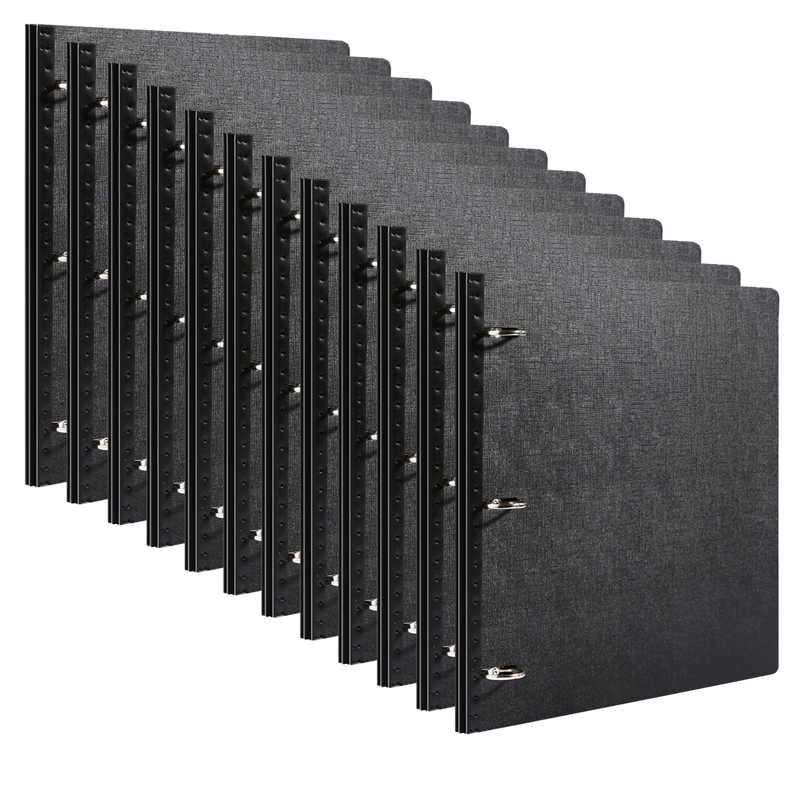 WOT I 12 Pack Telescoping 3 Ring Binder(0.75"), Expandable Flexible Binder - Patented Design for
