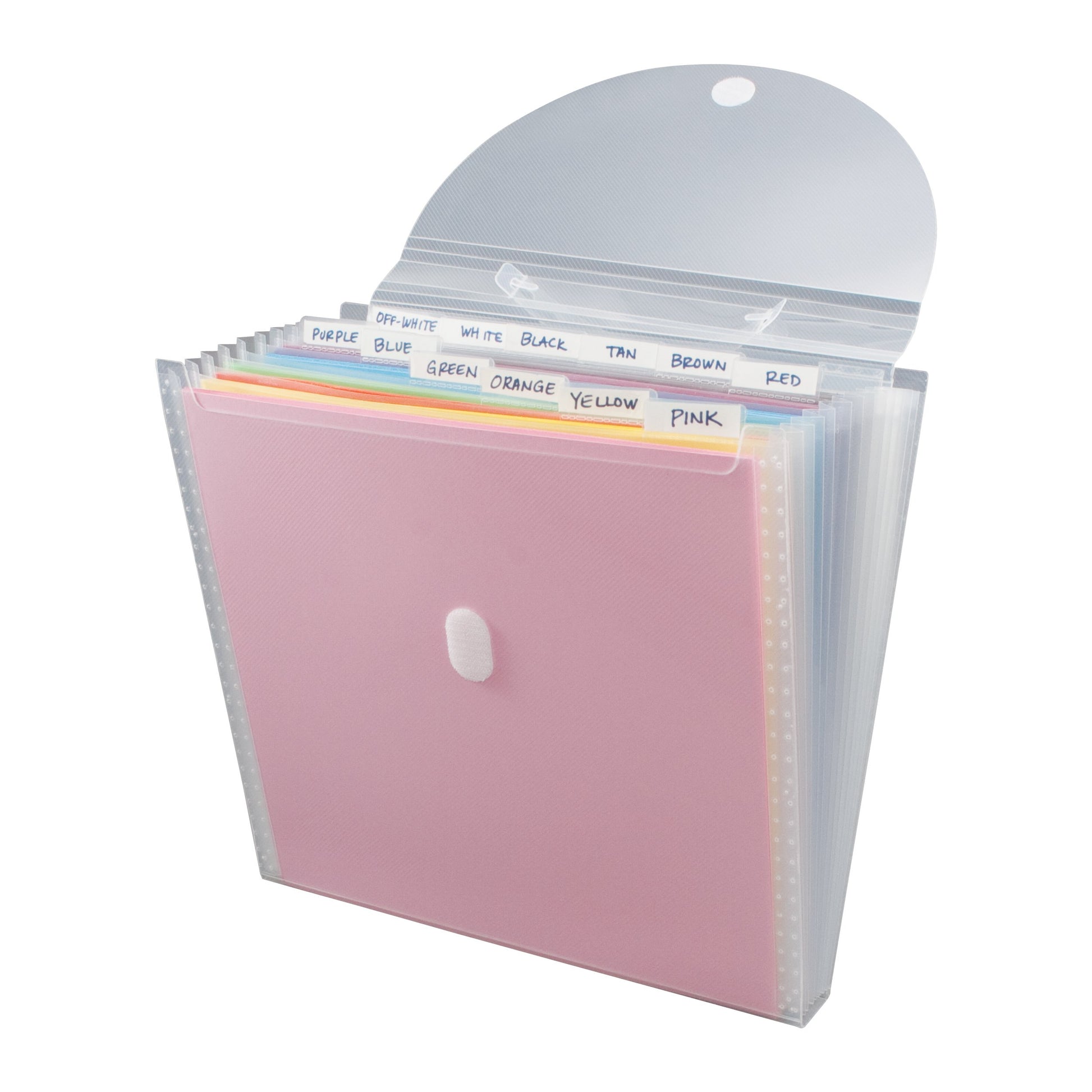 Advantus Expandable Paper Organizer, Accordion File Organizer, Important Document Holder, Clear