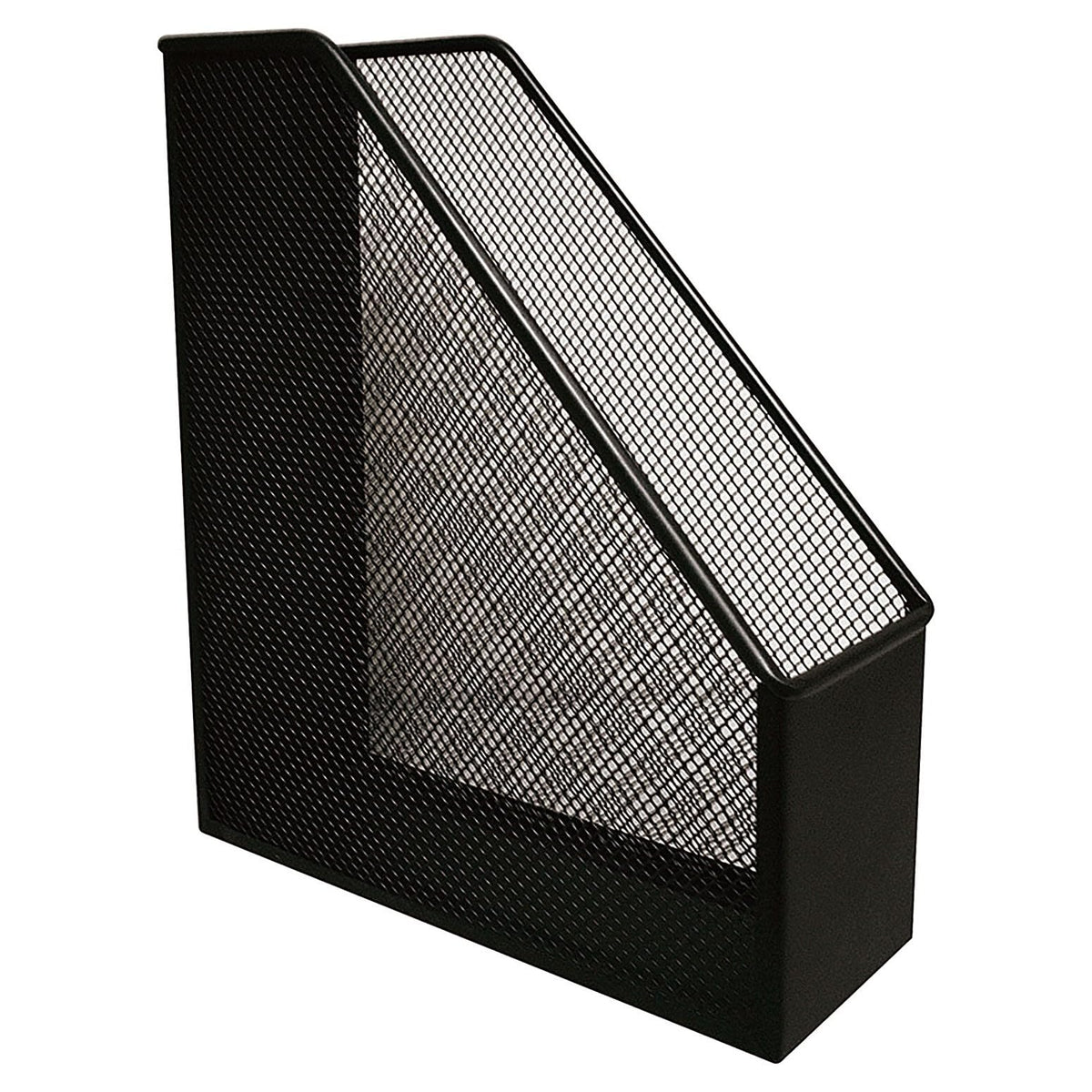 Magazine File Rack Q-CONNECT Metal Black/Document Archiving/Type-for Documents/Kind-A4/90 /