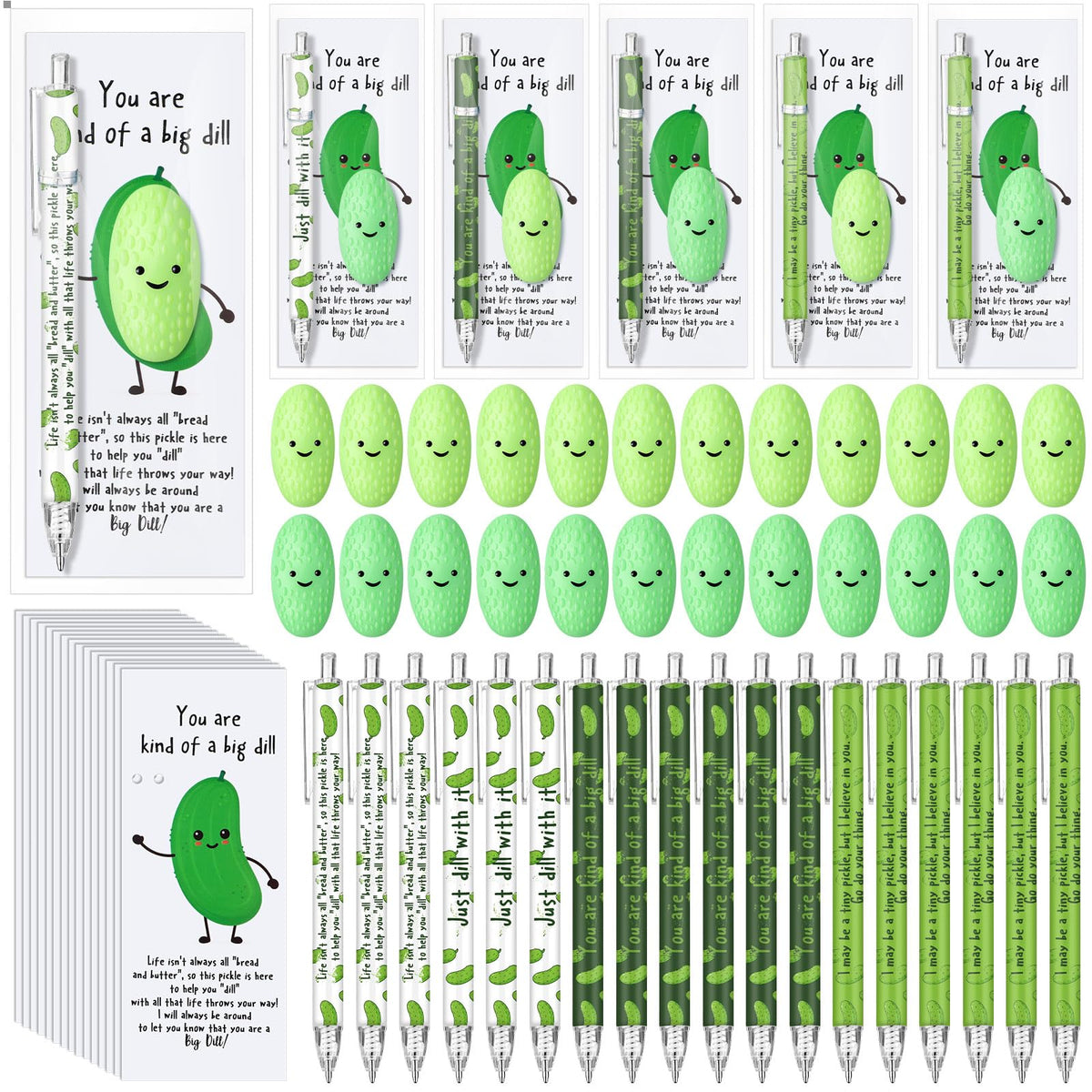 TecUnite Pickle 40 Sets Classroom Motivation Gifts Bulk