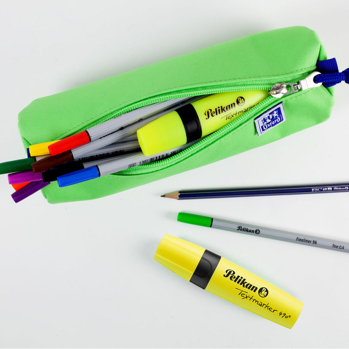Pelikan 490 814089 Highlighters Fluorescent Yellow Pack of 10 in Folding Box