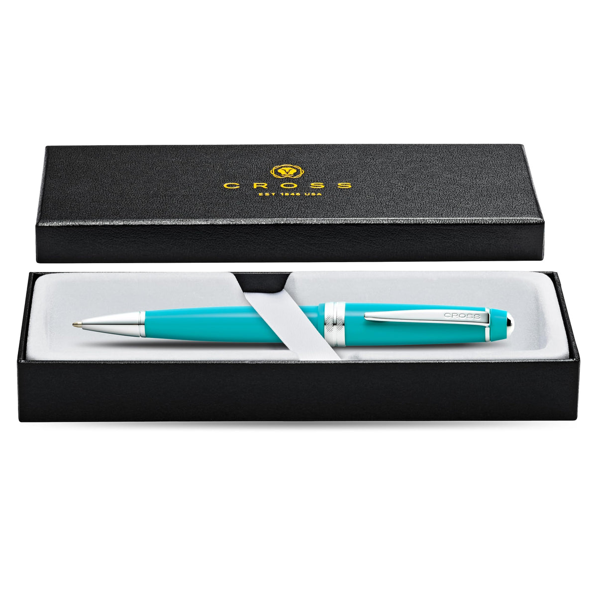 Cross Bailey Light Polished Teal Ballpoint Pen, Medium Point, Black Ink