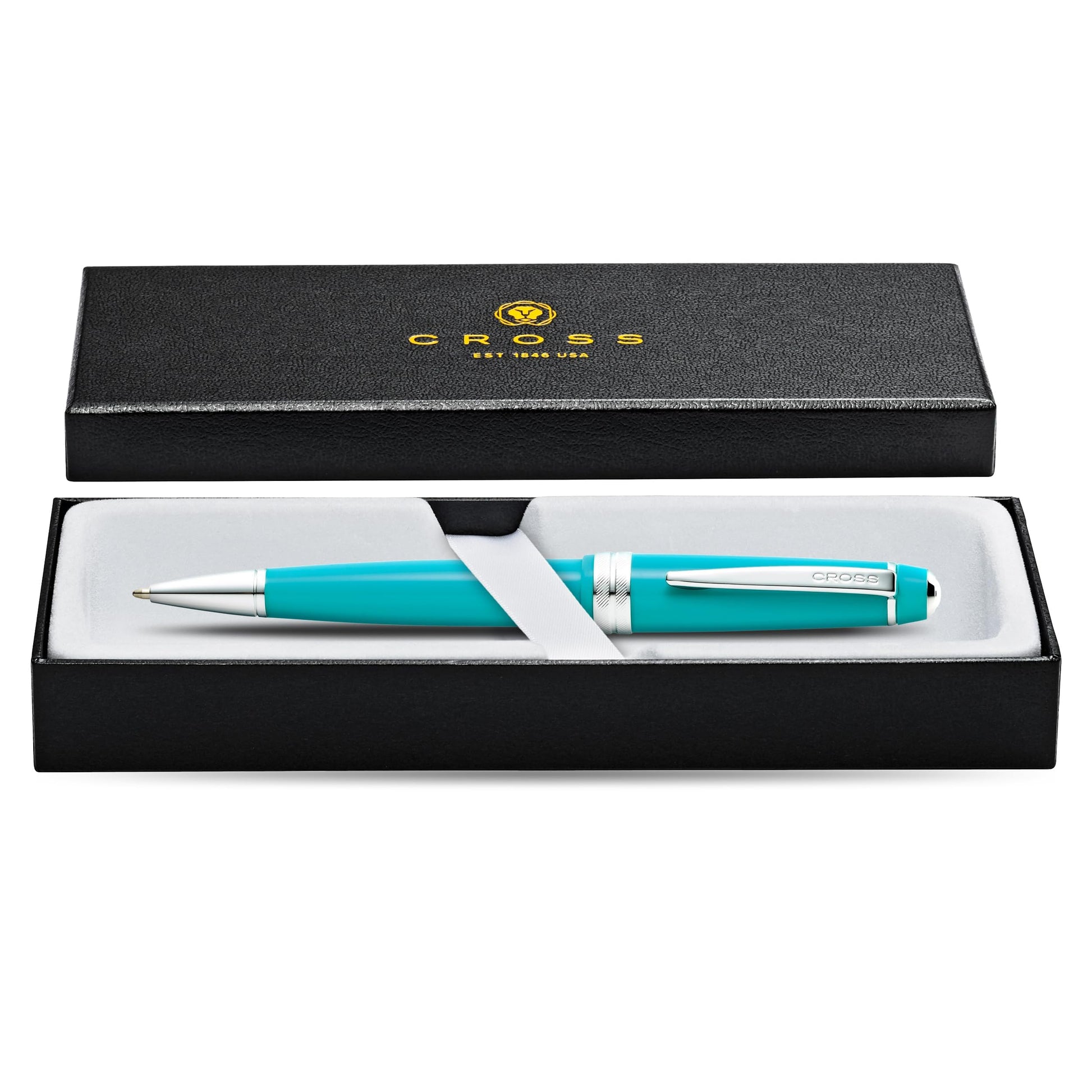 Cross Bailey Light Polished Teal Ballpoint Pen, Medium Point, Black Ink