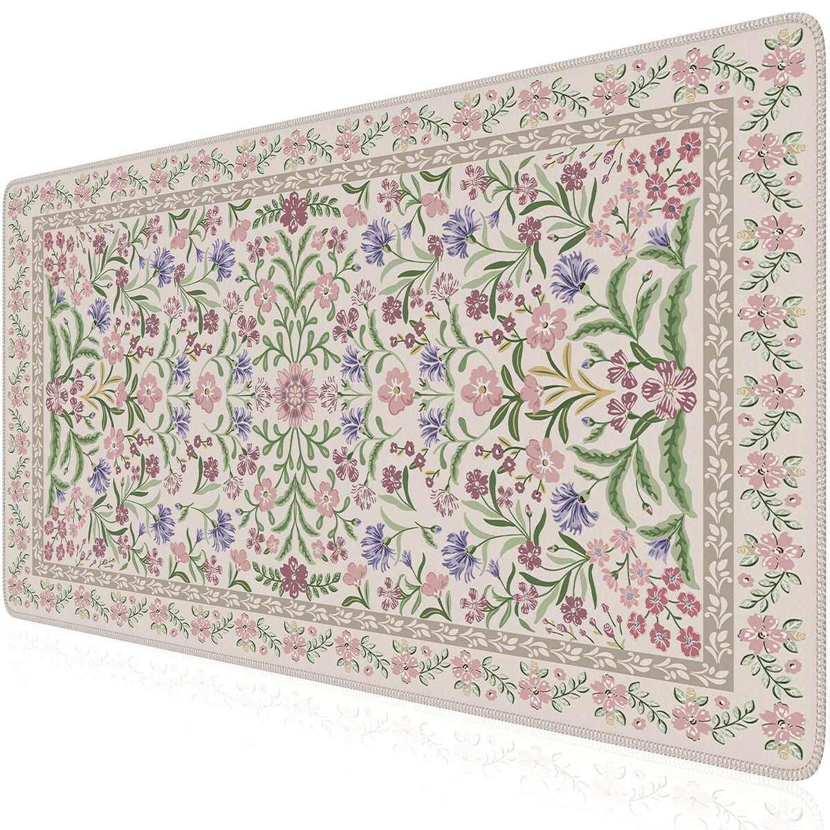 iCasso Desk Mat for Keyboard and Mouse, Large Mouse Pad,35.4x15.7in,Purple