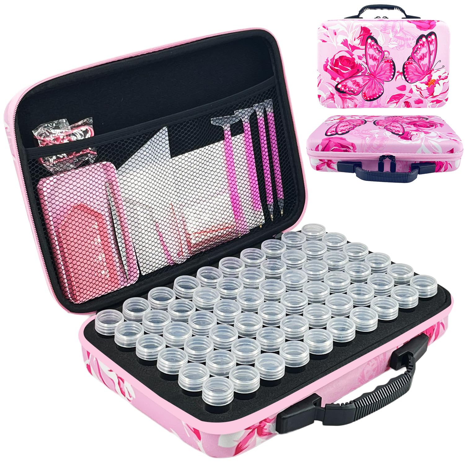 LIRUNQIU 60 Slot Diamond Painting Storage Containers