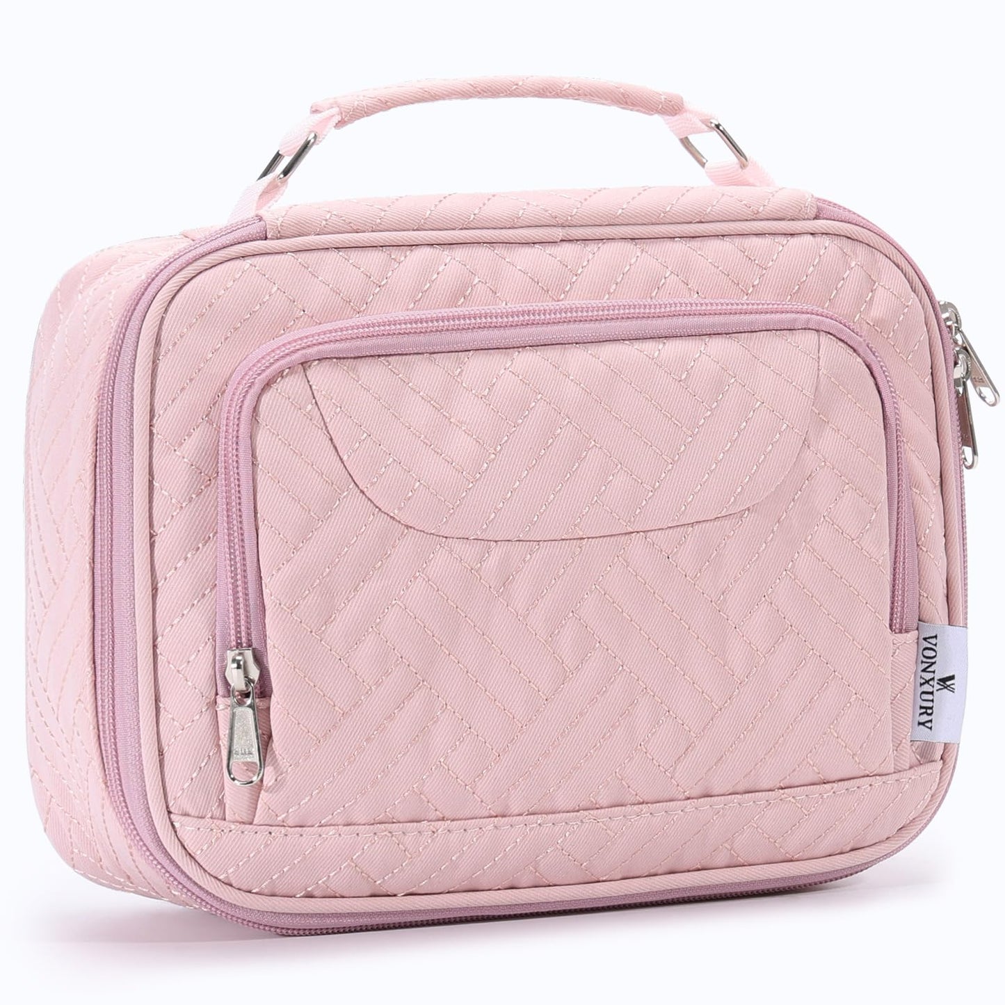 VX VONXURY Large Pencil Case, 54-Slot Colored Pen Pouch 2 Removable Sleeves