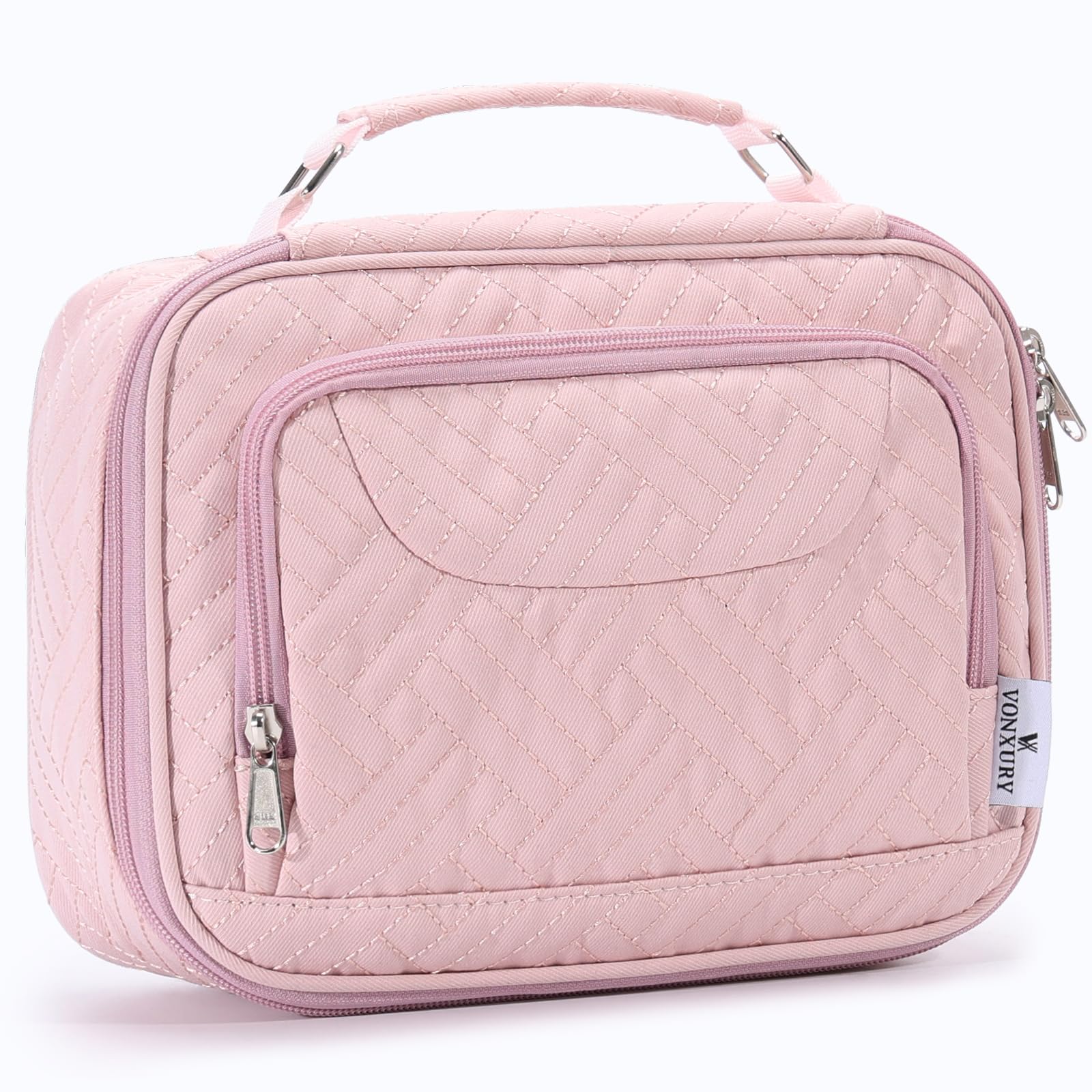 VX VONXURY Large Pencil Case, 54-Slot Colored Pen Pouch 2 Removable Sleeves