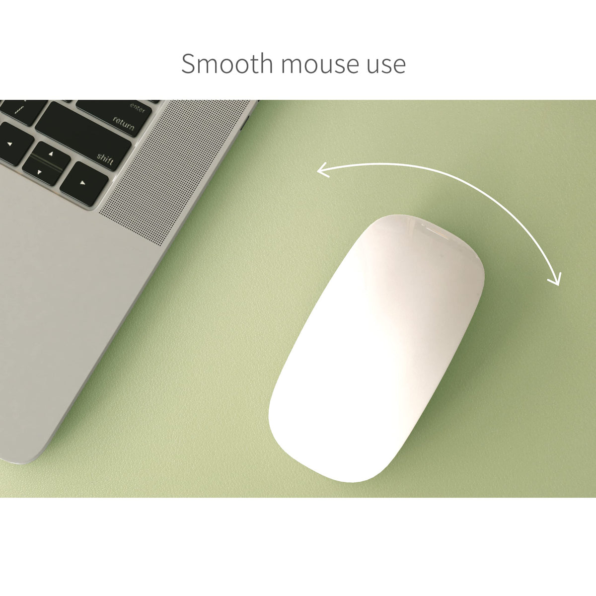 RENMTURE Dual-Sided Mouse Pad, Natural Cork & PU Leather Large Desk Pad for Office and Home Work