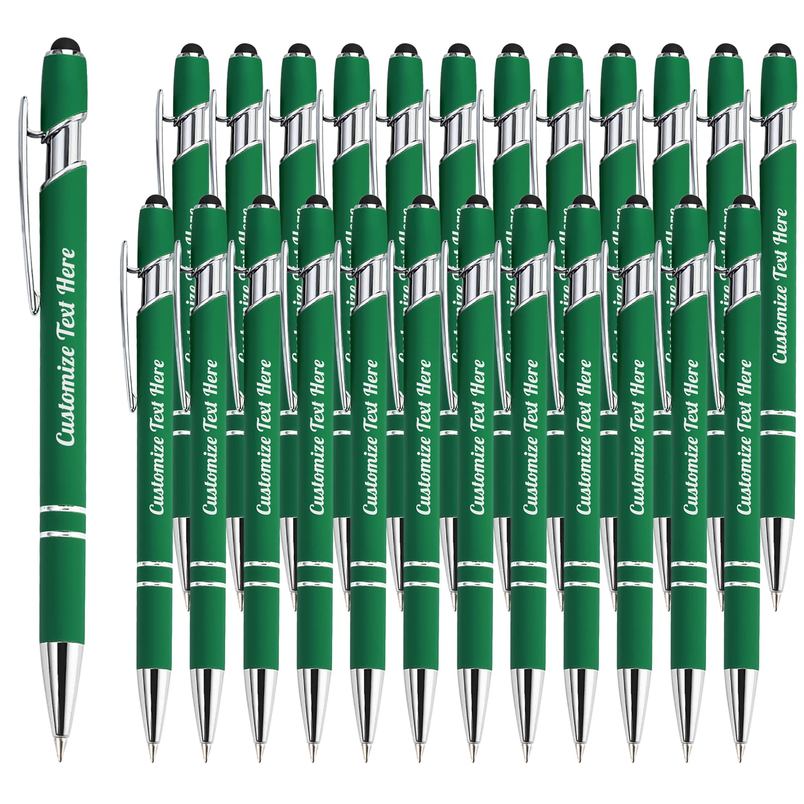 Up to 500 Personalized Pens Bulk Custom Ballpoint Pens with Business Name Message Logo, Customized