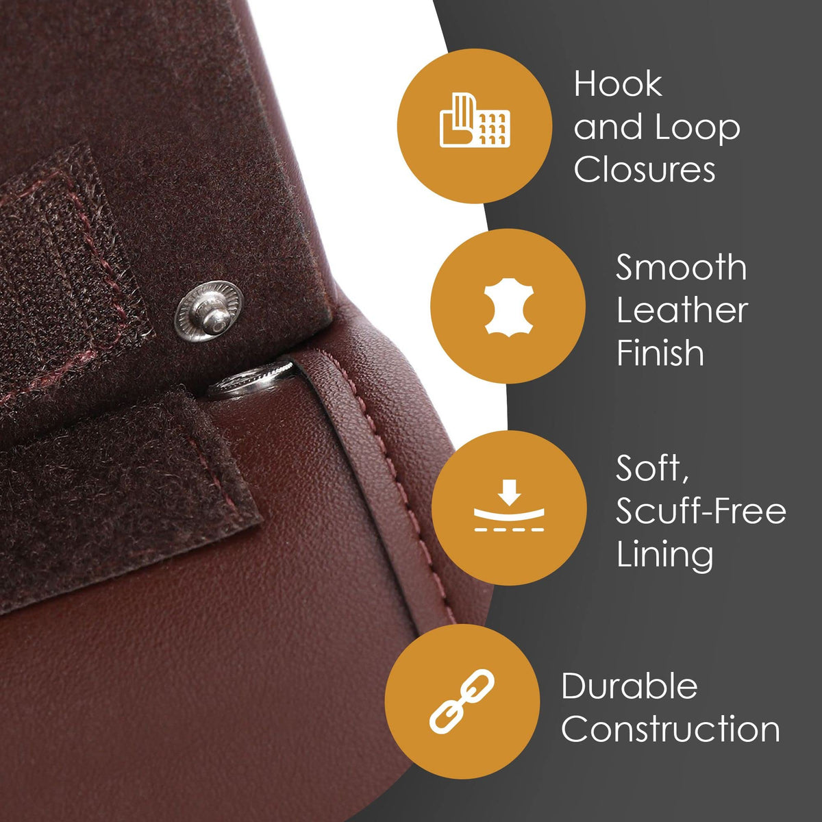 Armchair Caddy, Recliner Accessories, Armrest Organizer, Brown