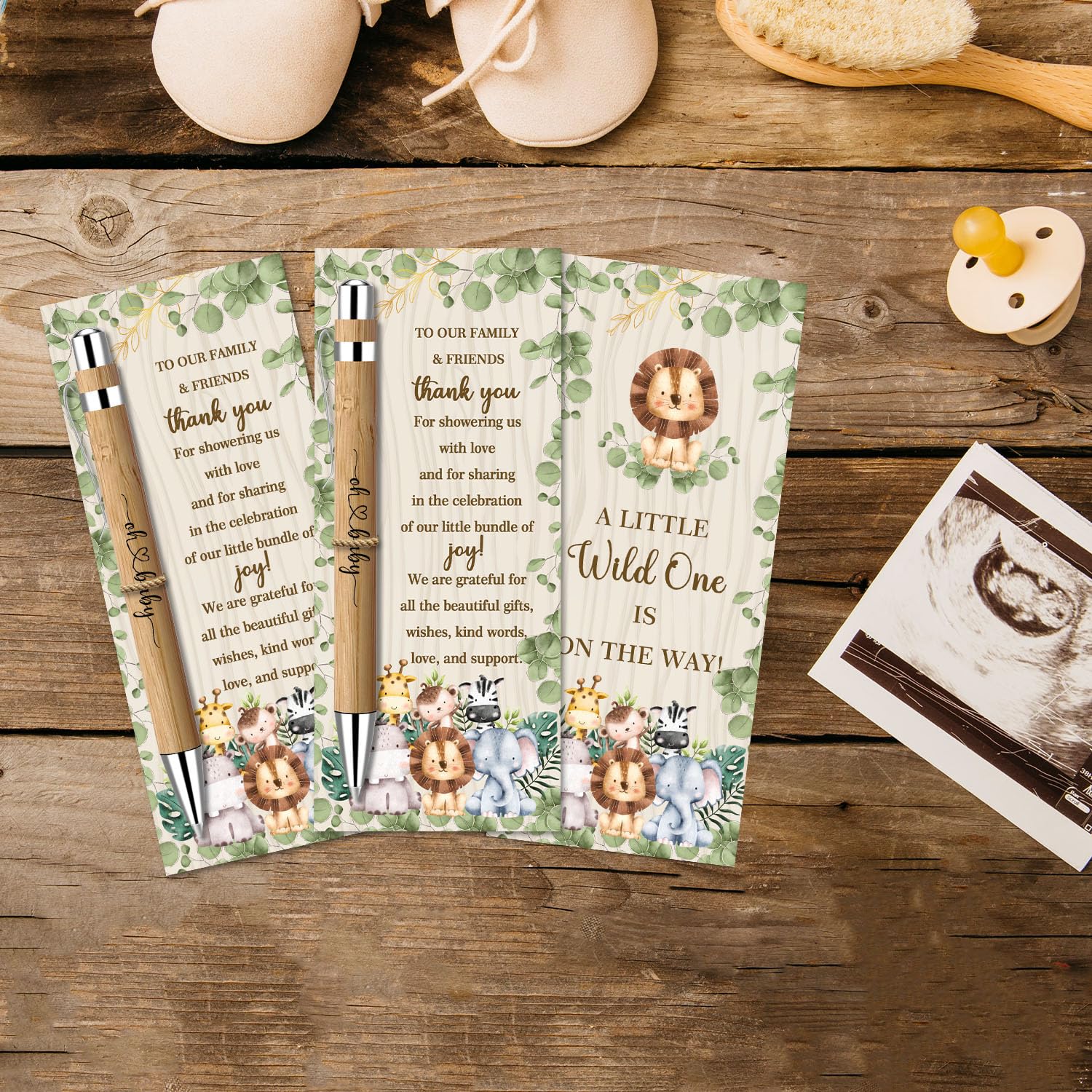 Toerifer 30 Pcs Jungle Baby Shower Gifts, Gender Reveal Souvenirs Prizes, Baby Shower Favors for 30