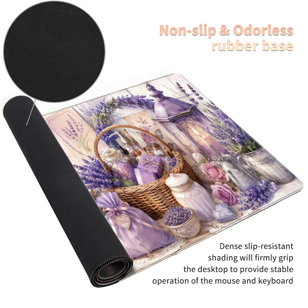 Desk Mat Large Gaming Mouse Pad + Coaster