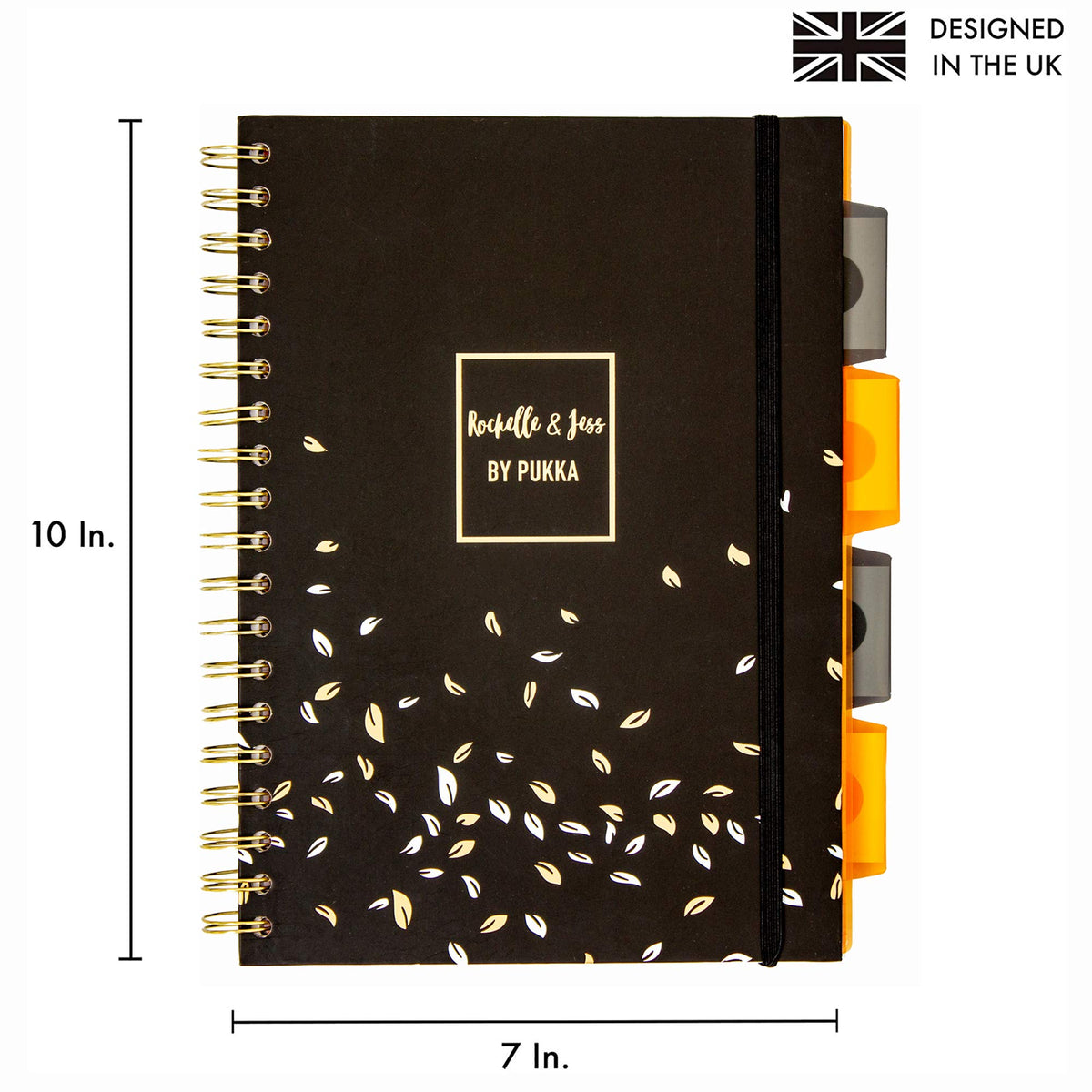 Pukka Pad 5 Subject Spiral Notebook 3-Pack - 200 Pages, 100 Sheets of 80GSM Paper with