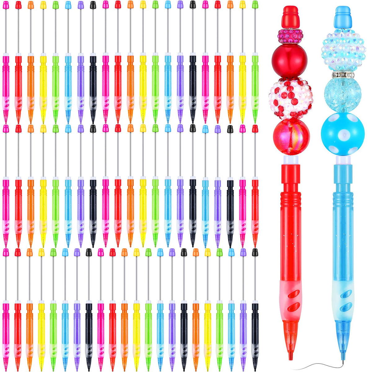 Dinifee 64 Pcs Beadable Mechanical Pencils Back to School Pens