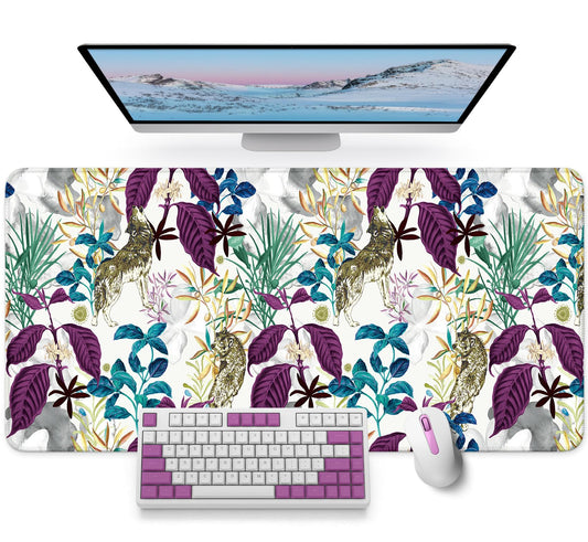 ZapDesk Large Desk Mat, Extended Mouse Pad for Desktop, 31.5" x 11.8"