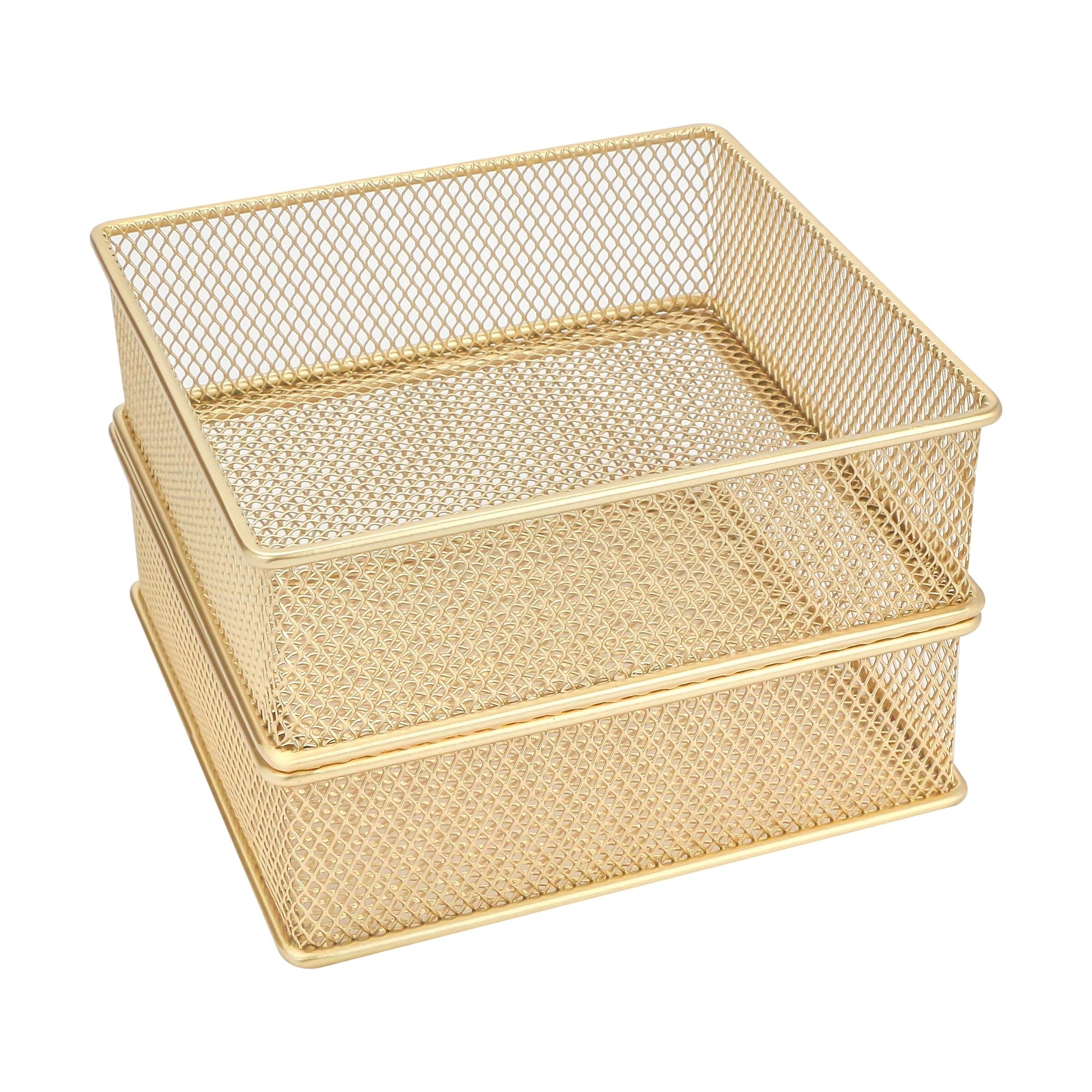 Annova Mesh Stackable Drawer Cabinet and Shelf Organizer Bins Storage Basket School Office Supply