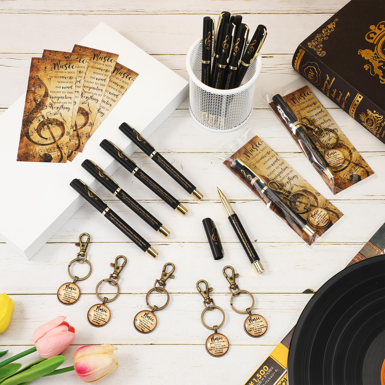Spakon 60 Pcs Music Appreciation Gifts Bulk Musical Party Favors