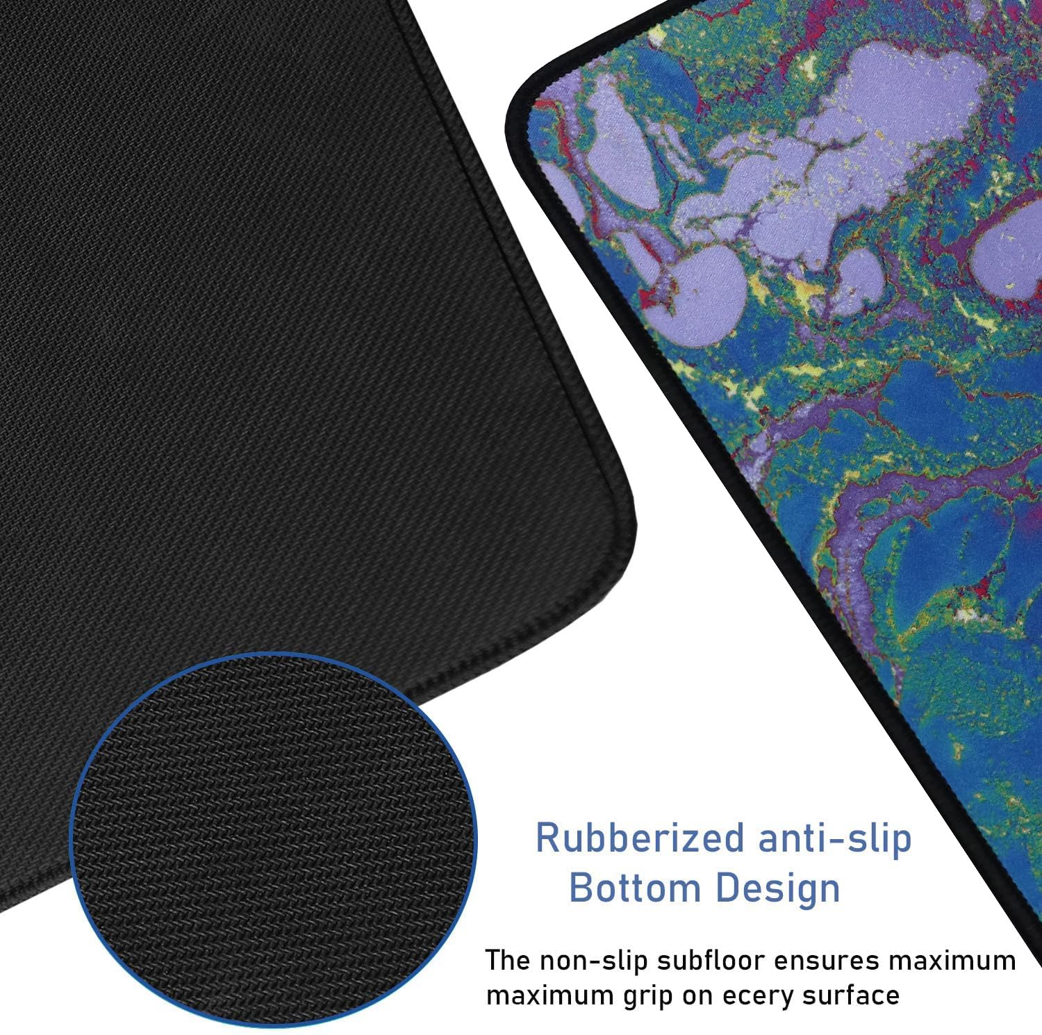 Large Extended Gaming Mouse Pad with Stitched Edges 31.5X15.7In