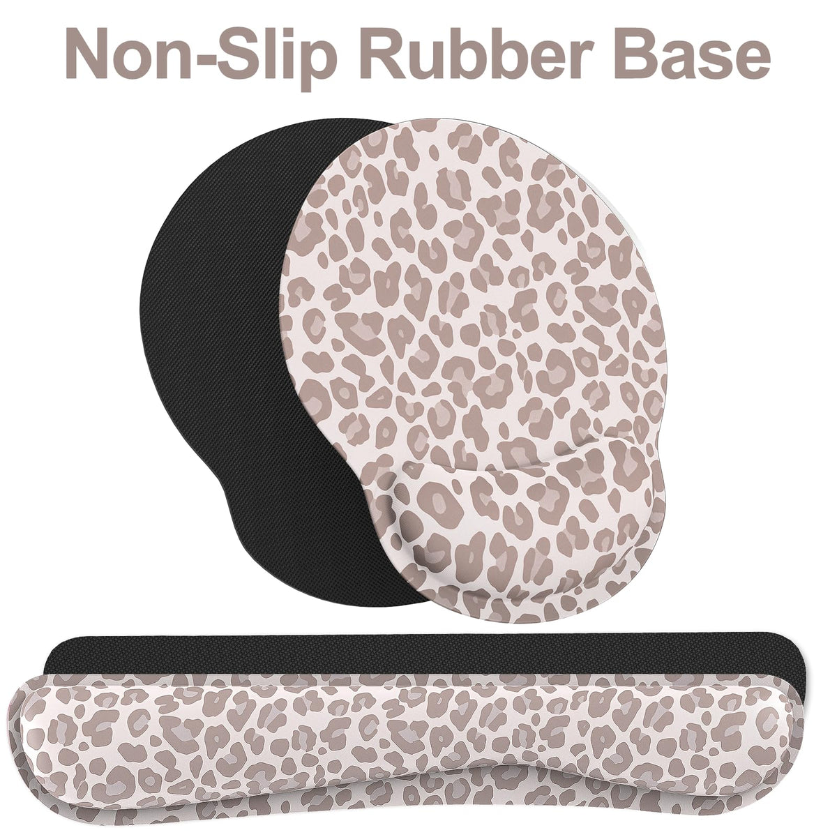 Ergonomic Mouse Pad with Wrist Rest and Keyboard Wrist Rest, Mousepad