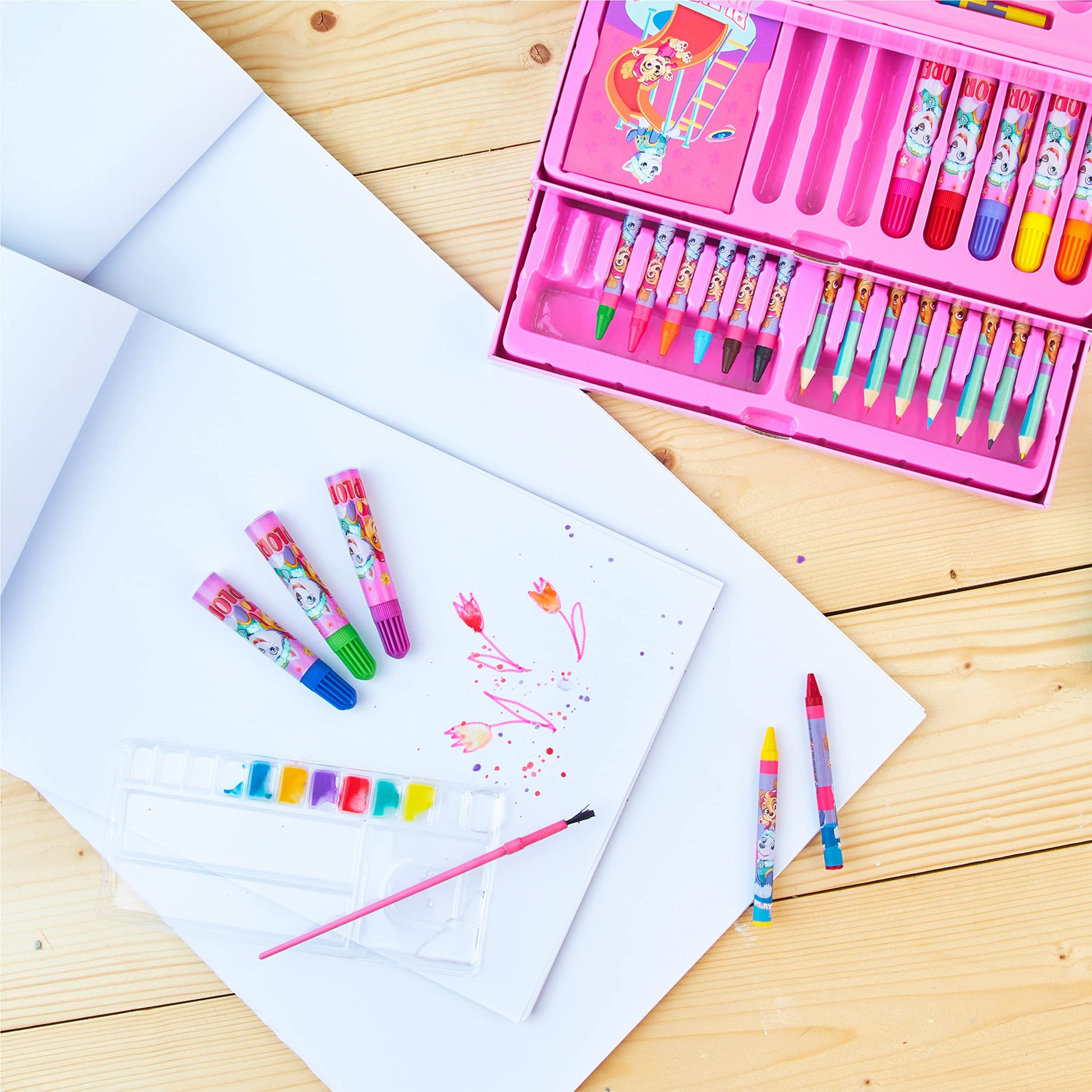 Paw Patrol Colored Pencils Art Supplies Kids Set Coloring Stationery Girls Boys Drawing Pencils