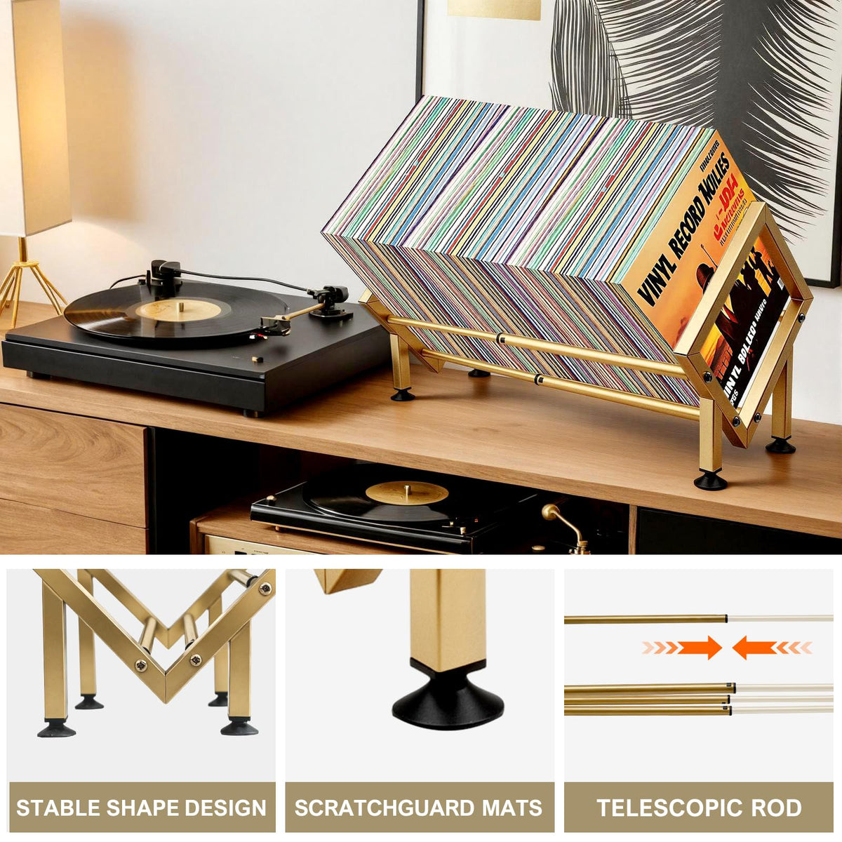 Expandable Desktop Bookshelf Organizer, Small Tabletop Book Storage Rack, Portable Mini Bookcase