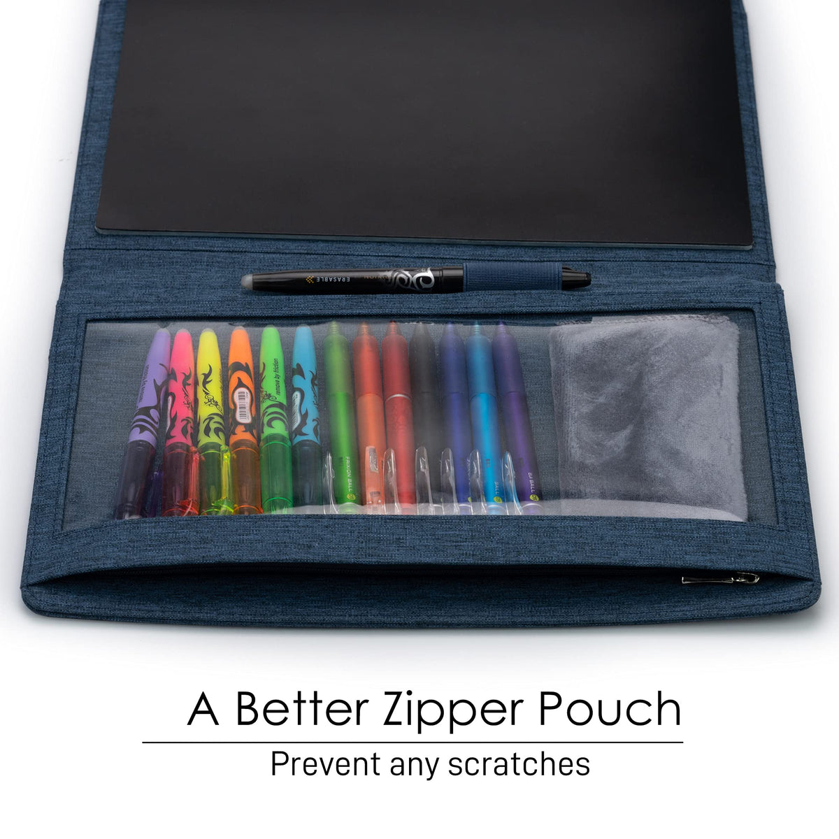Kaitiaki Folio Cover Compatible with Rocketbook Fusion, Panda, Everlast, Waterproof Fabric, Multi