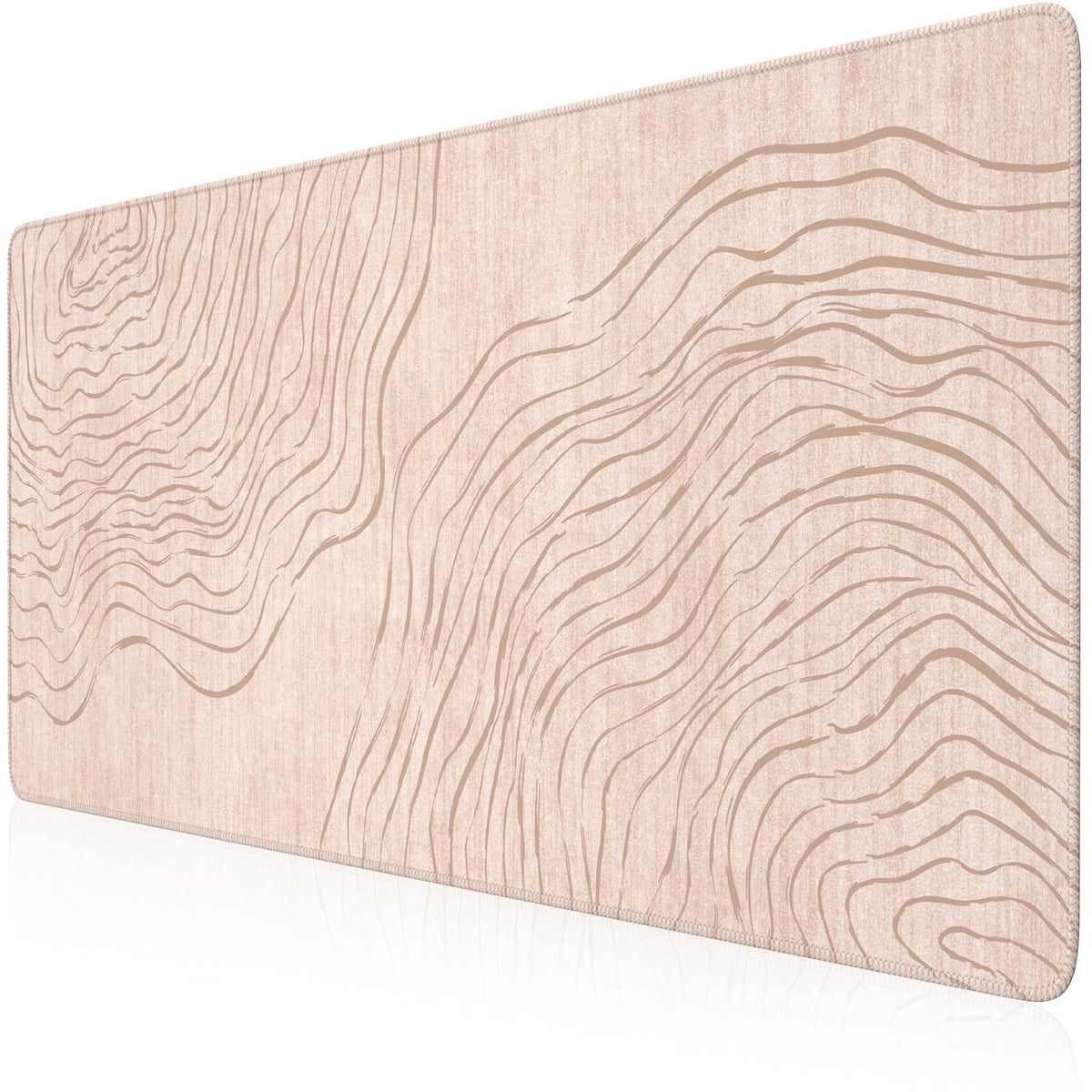 iCasso Big Mouse Pad,Aesthetic Desk Cover Mat for Desktop,Beige