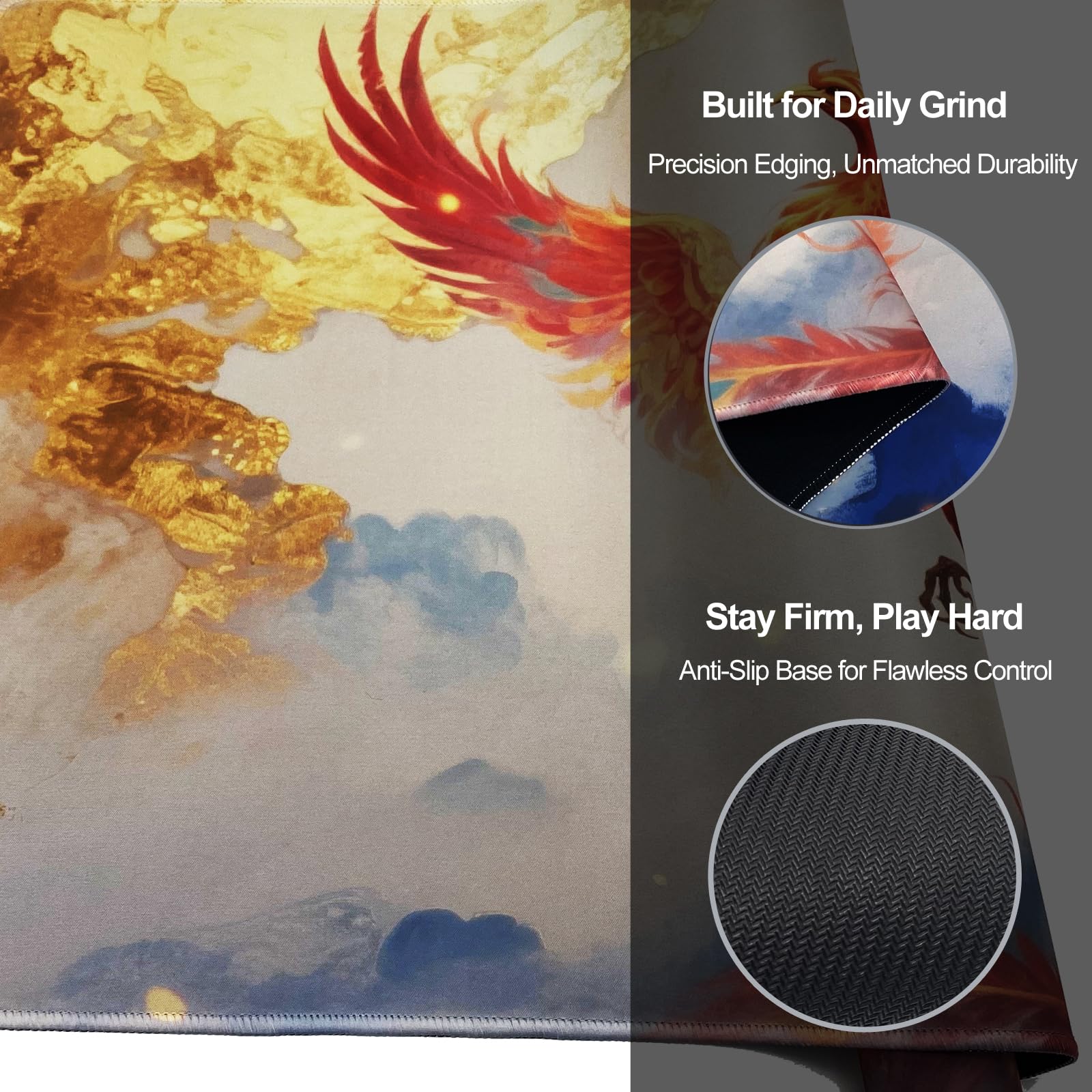 Cmhoo XXL Gaming Mouse Pad 35.4x15.7 Professional Large Mouse Pad & Computer Game Mouse Mat-90x40