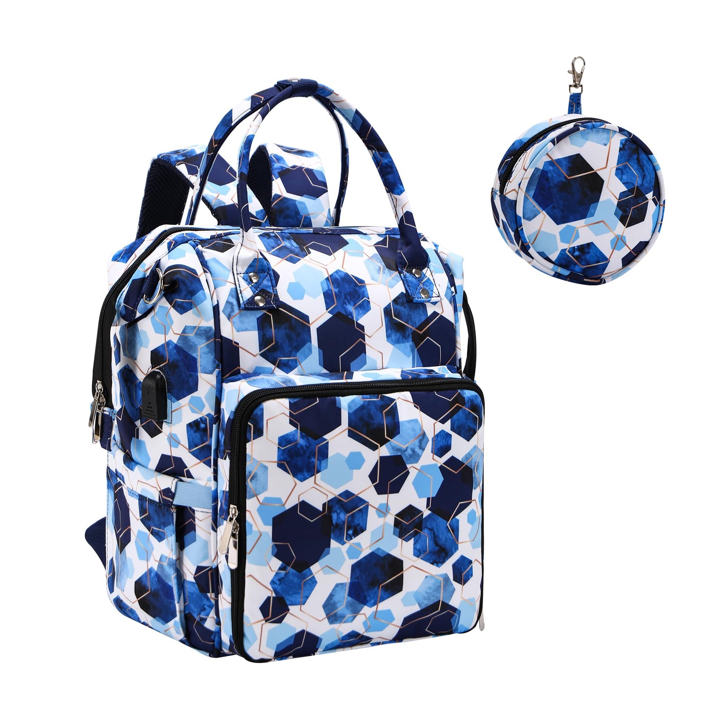 KOKNIT Crochet bag Knitting bag Backpack and Tote Bag large capacity Yarn Storage Organizer Travel