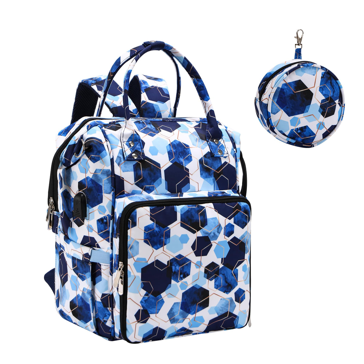 KOKNIT Crochet bag Knitting bag Backpack and Tote Bag large capacity Yarn Storage Organizer Travel