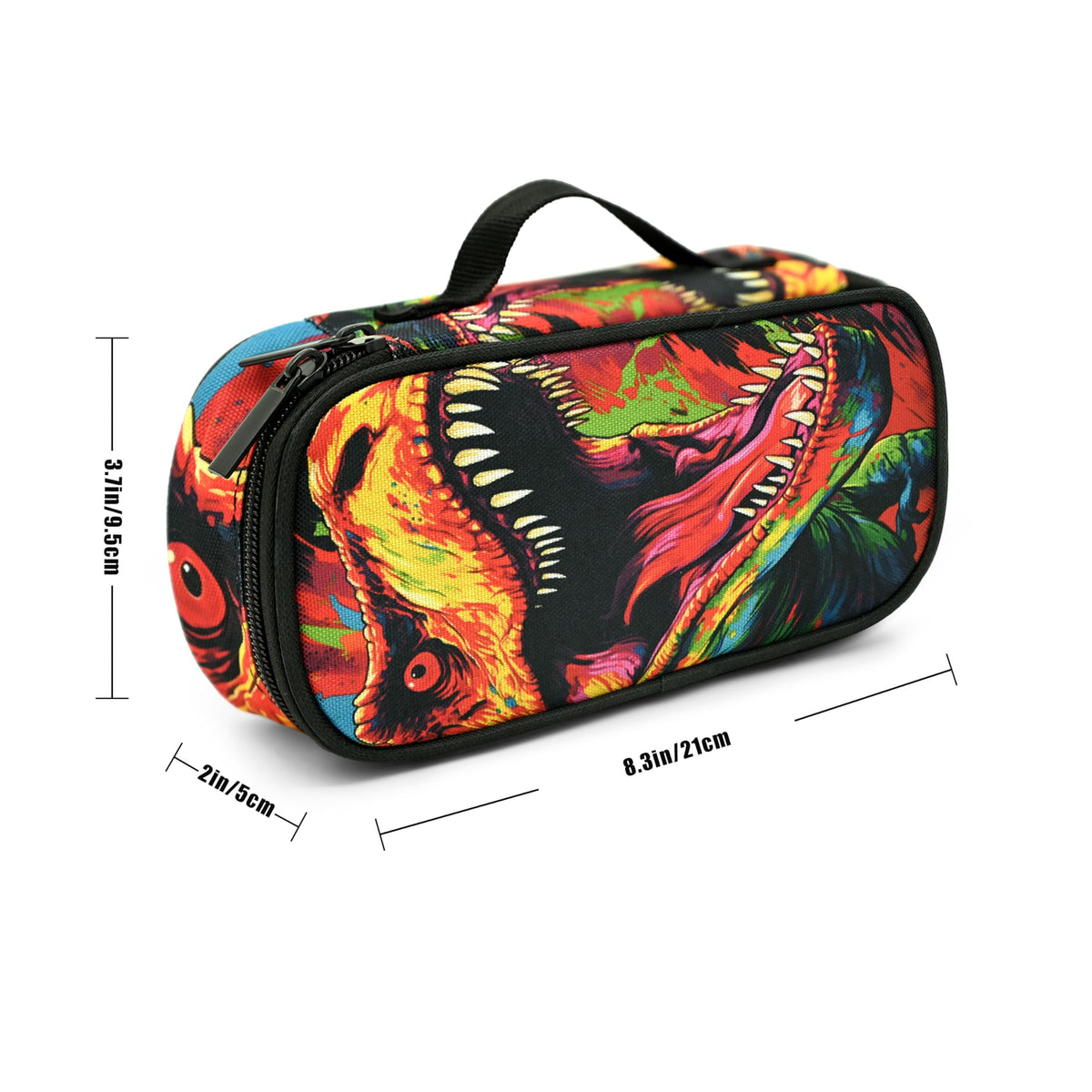 Droerfes Dinosaur Pencil Case Pencil Pouch Large Capacity Pen Bag School Office Organizer