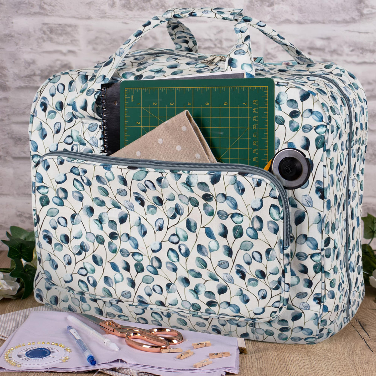 Hobby Gift Sewing Machine Bag Padded Carry Case with Pockets for Domestic Sewing Machine Storage