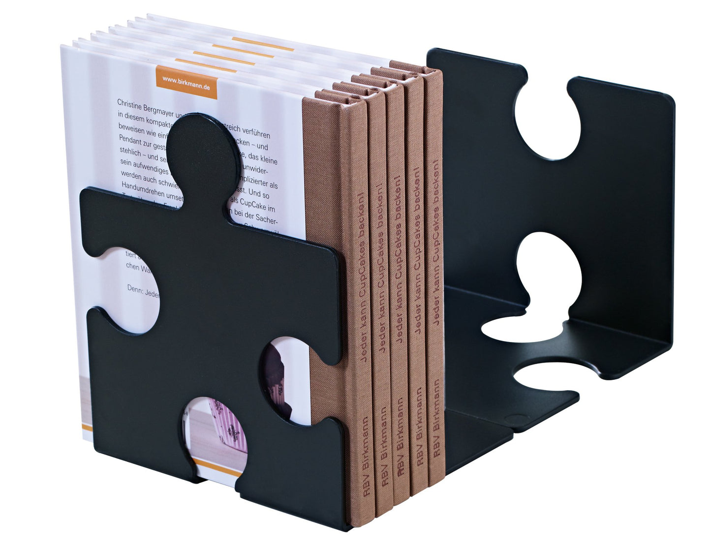 HAN 9212-13, CD Rack/bookend Puzzle. Modern, Innovative and Very Stable. Random Interlinking. Set