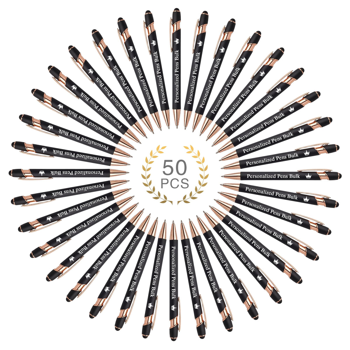 WNNNS Bulk Custom Pens Personalized, Up to 3000 PCS Customized Pens with Name & Logo, Retractable
