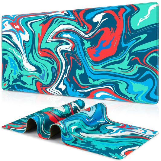 Canjoy Gaming Mouse Pad, 35.4x15.7inch Fluid Large Mouse Pads for Desk
