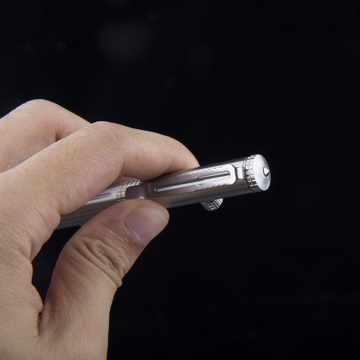 SMOOTHERPRO Stainless Steel Bolt Action Pen，Compatible with Parker Refills