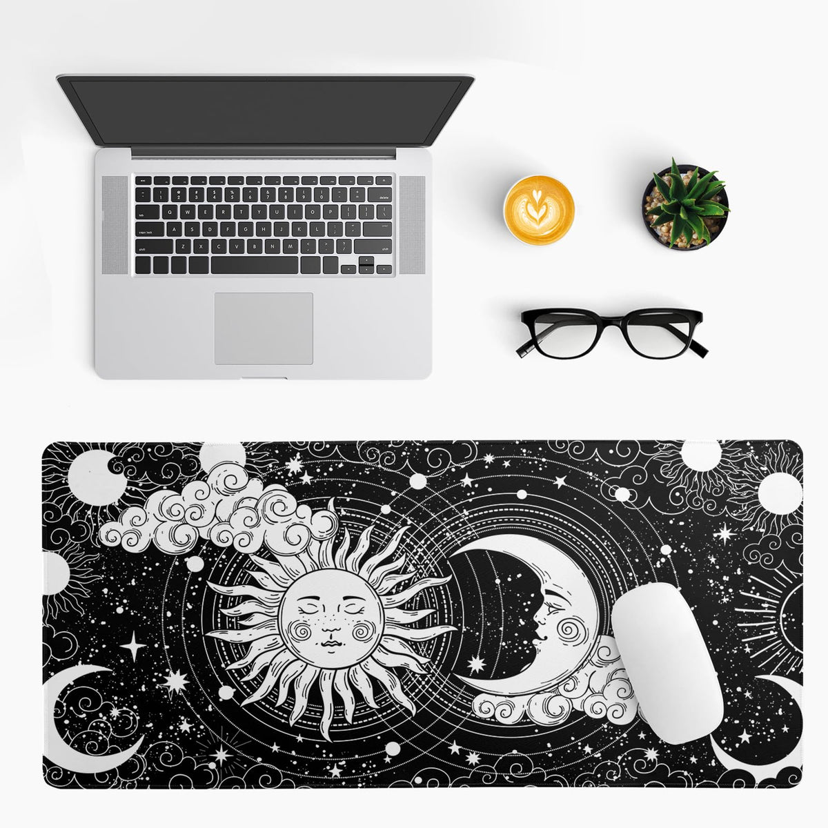 Magic Astrology Extended Big Mouse Pad Large, Gaming Mouse Pad Desk Pad,31.5x11.8 Inch Long