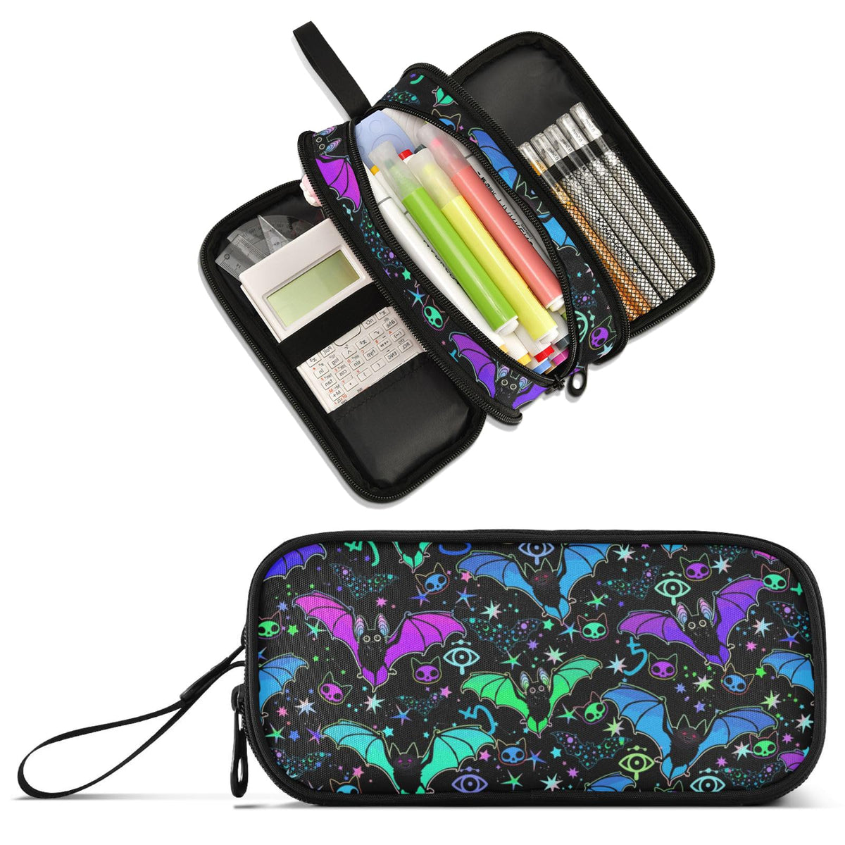 XUWU Magic Bat Large Capacity Pencil Case Pencil Pouch Pen Box