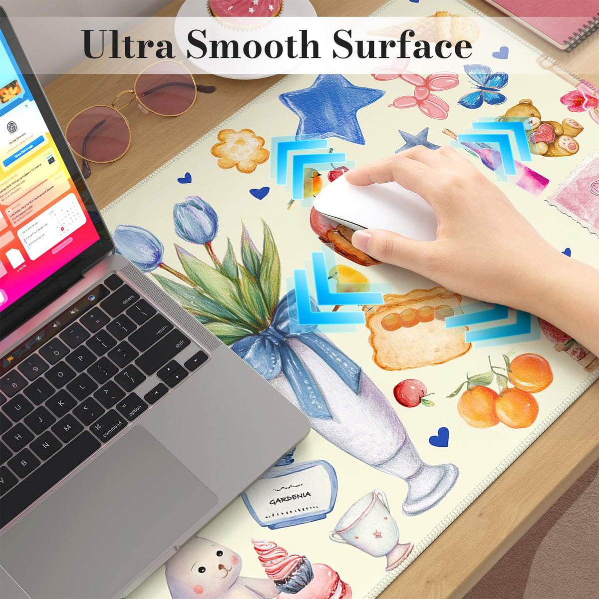 iCasso Large Mouse Pad, Desk Pad Mat,Office Mat for Desktop Protector