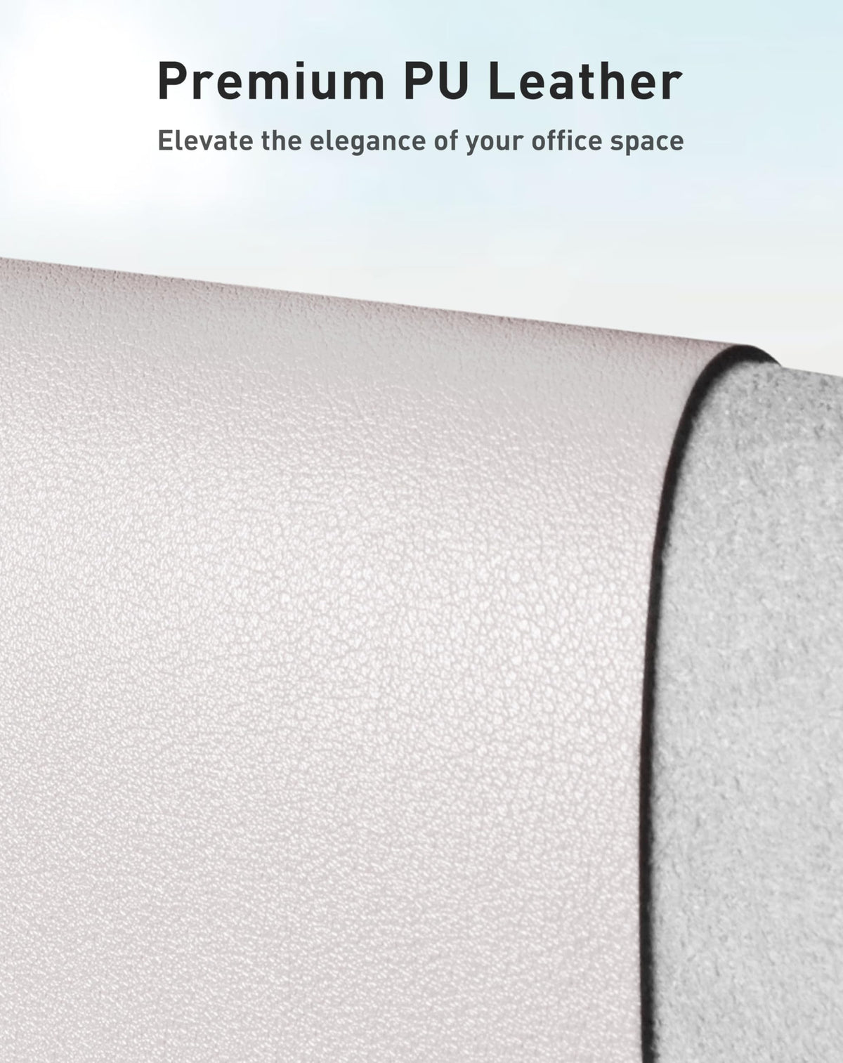 Aothia Faux Leather Desk Mat - Large Mouse Pad, Non-Slip PU Leather Blotter, Waterproof Writing