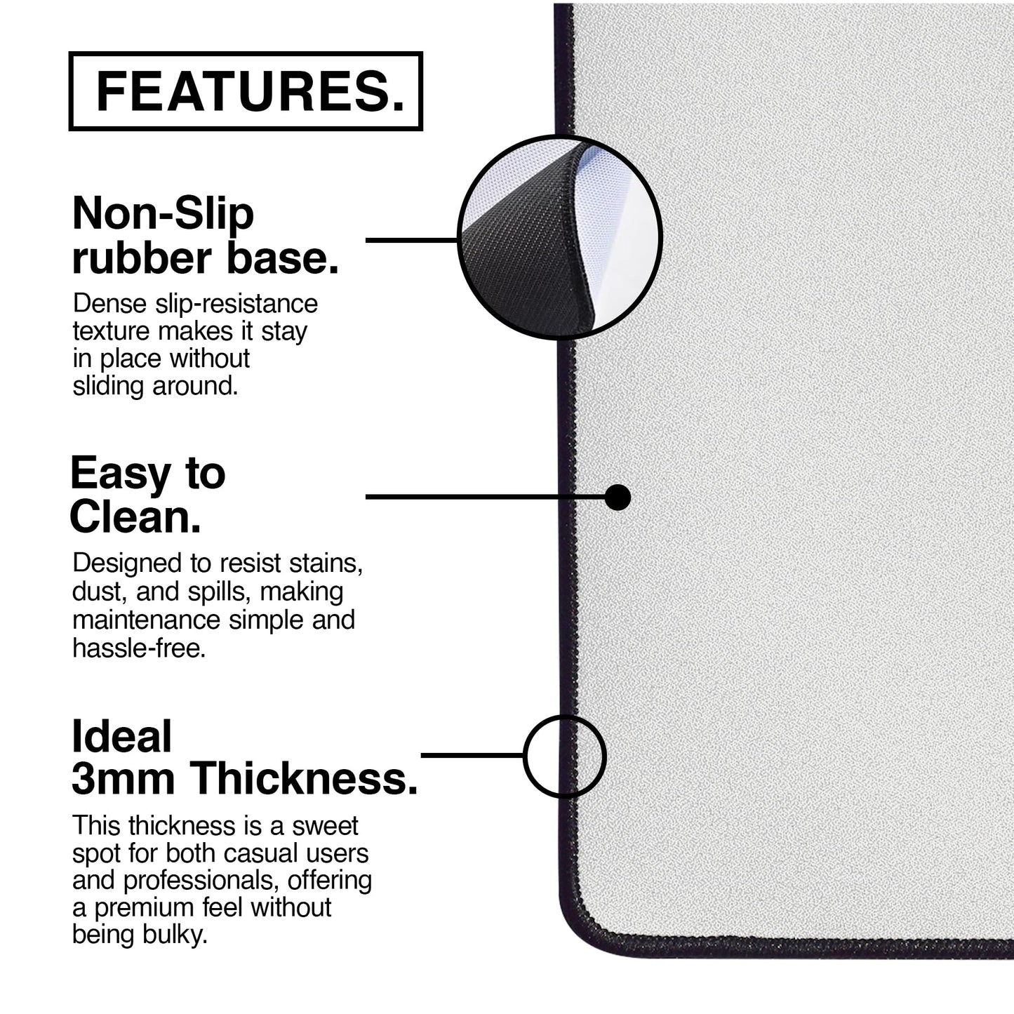 MPCO. Tetsus-Toyota Gaming Desk Pad, 36" x 17" Aeroglyde Non-Slip Desk Mat