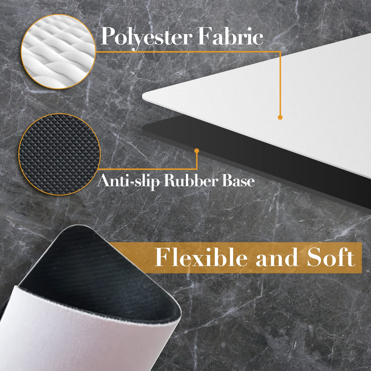 A-SUB Sublimation Mouse Pad Blank 3mm, 11 Pcs, 9.4x7.9x0.12 Inches