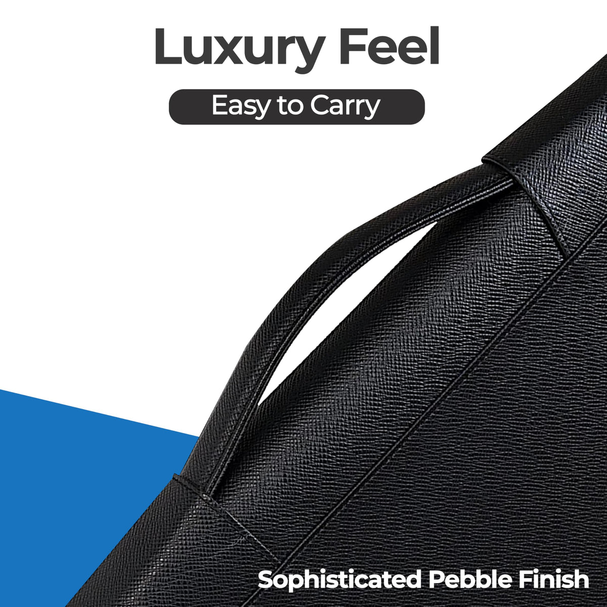 Case-it Zipper Padfolio | Letter Size | 3-Ring Binder | PAD-40 Black