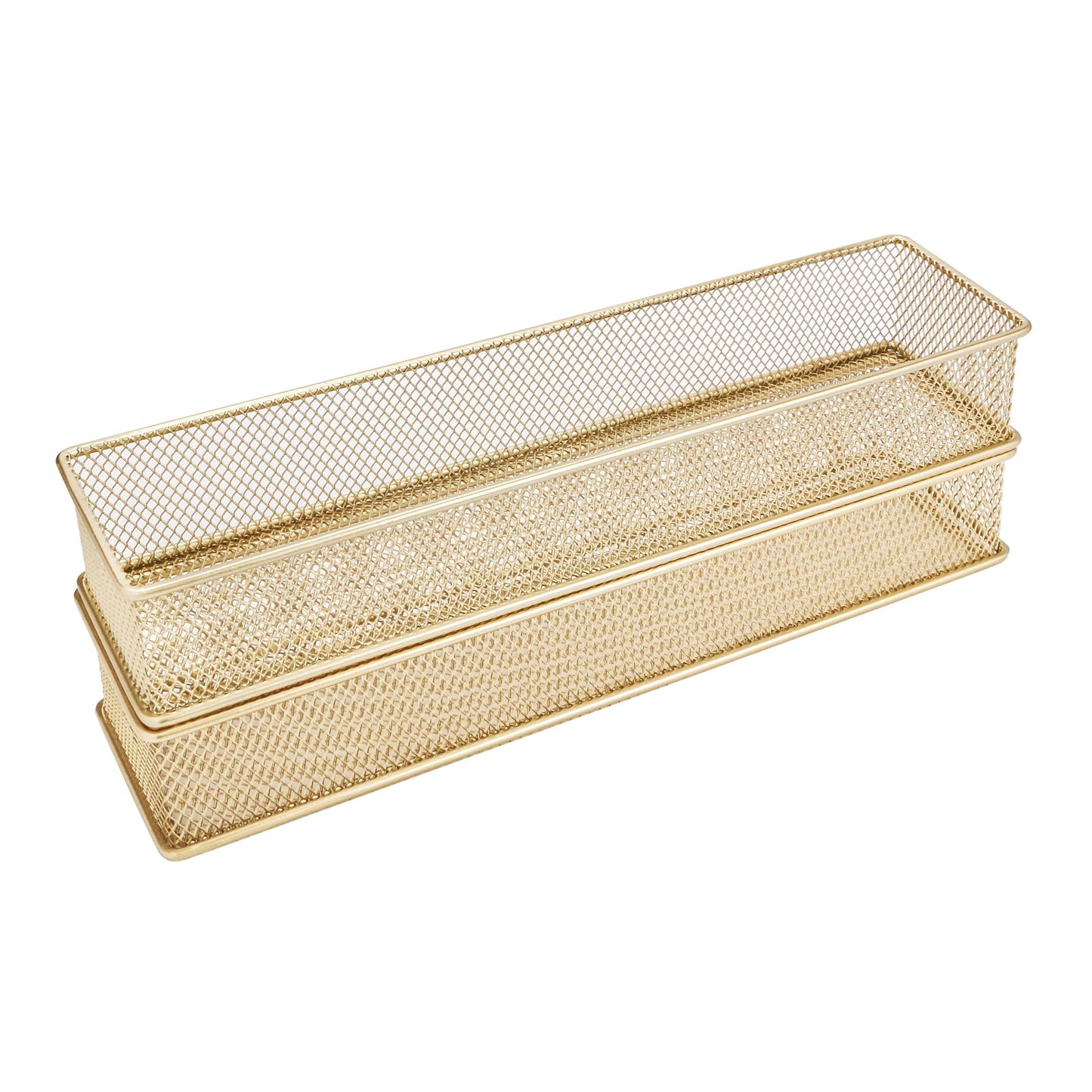Annova Mesh Stackable Drawer Cabinet and Shelf Organizer Bins Storage Basket School Office Supply