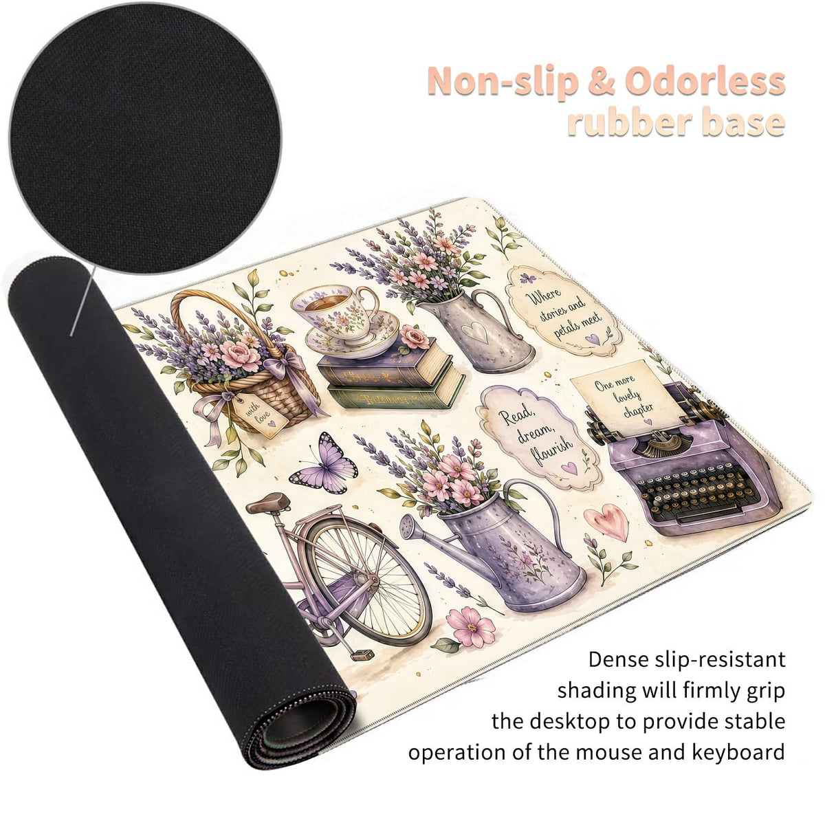 Desk Mat Large Gaming Mouse Pad + Coaster