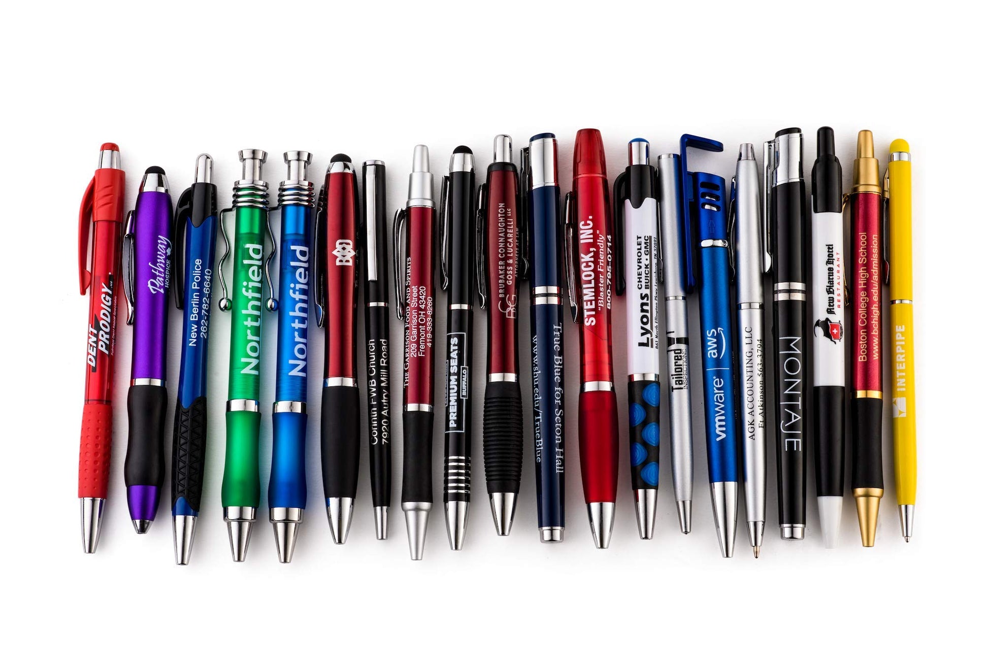 Wholesale bulk lot misprint plastic pens by SE ROSE (50 pack)