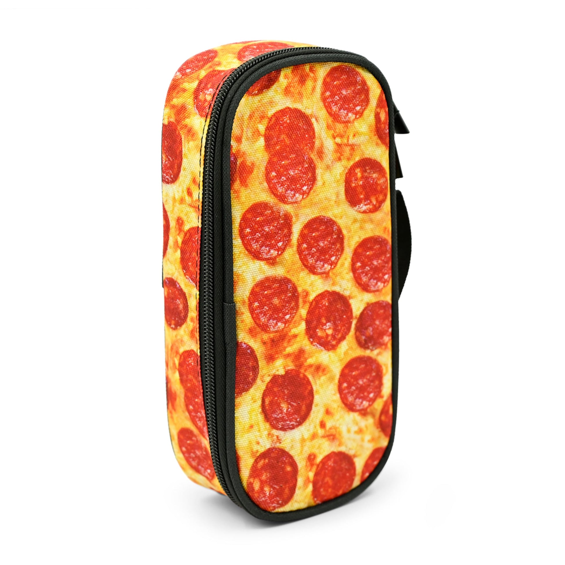 Droerfes Pizza Pencil Case Pencil Pouch Large Capacity Pen Bag School Office Organizer Stationery
