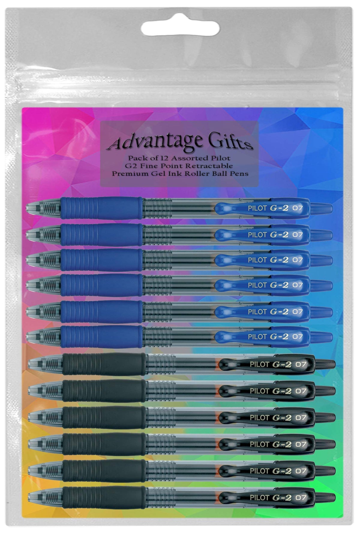 Advantage Gifts G2 Retractable Premium Gel Ink Roller Ball Pens Fine Point Fine Point (.7mm)